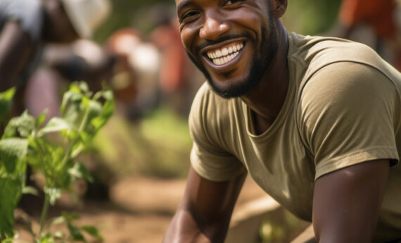 portrait-man-smiling-garden